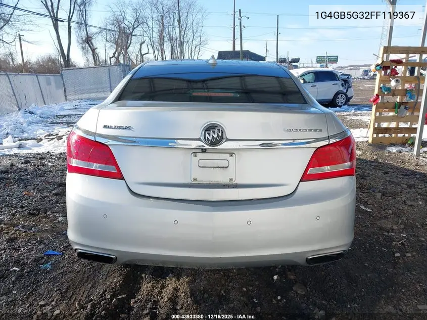 1G4GB5G32FF119367 2015 Buick Lacrosse Leather
