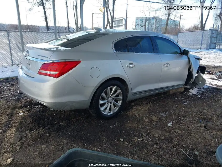 1G4GB5G32FF119367 2015 Buick Lacrosse Leather