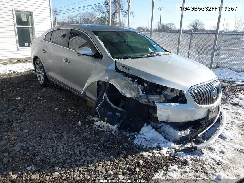 1G4GB5G32FF119367 2015 Buick Lacrosse Leather