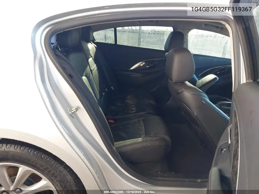 1G4GB5G32FF119367 2015 Buick Lacrosse Leather