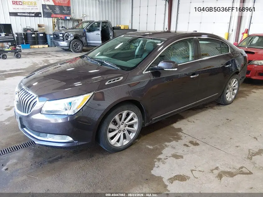 2015 Buick Lacrosse Leather VIN: 1G4GB5G36FF168961 Lot: 45447863