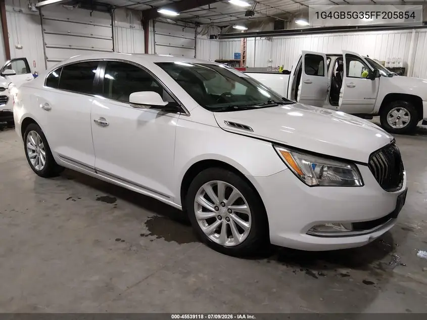 2015 Buick Lacrosse Leather VIN: 1G4GB5G35FF205854 Lot: 45539118