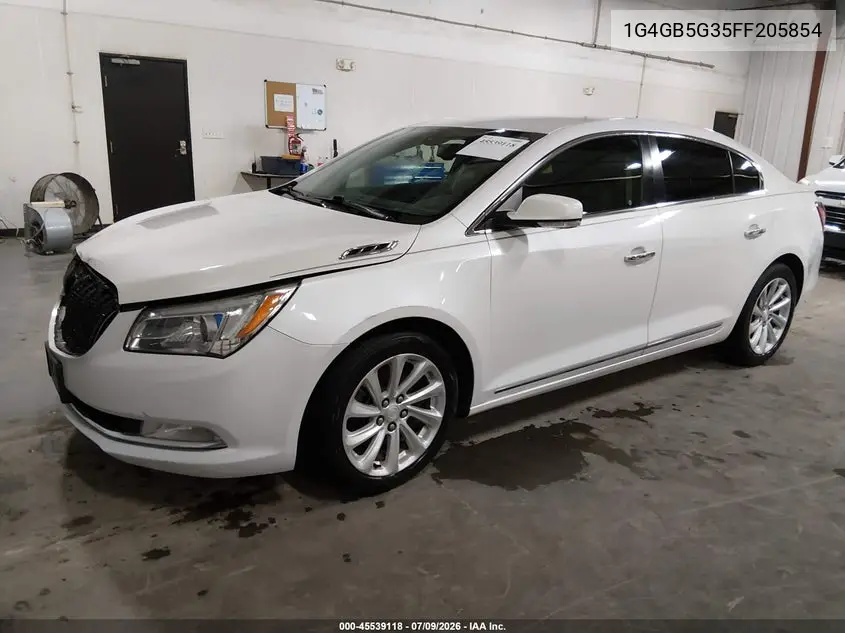 2015 Buick Lacrosse Leather VIN: 1G4GB5G35FF205854 Lot: 45539118