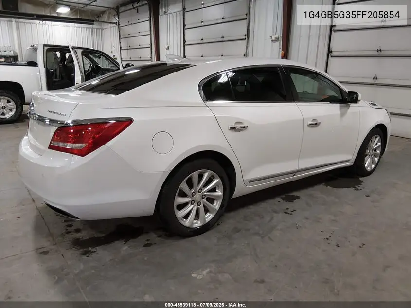 2015 Buick Lacrosse Leather VIN: 1G4GB5G35FF205854 Lot: 45539118