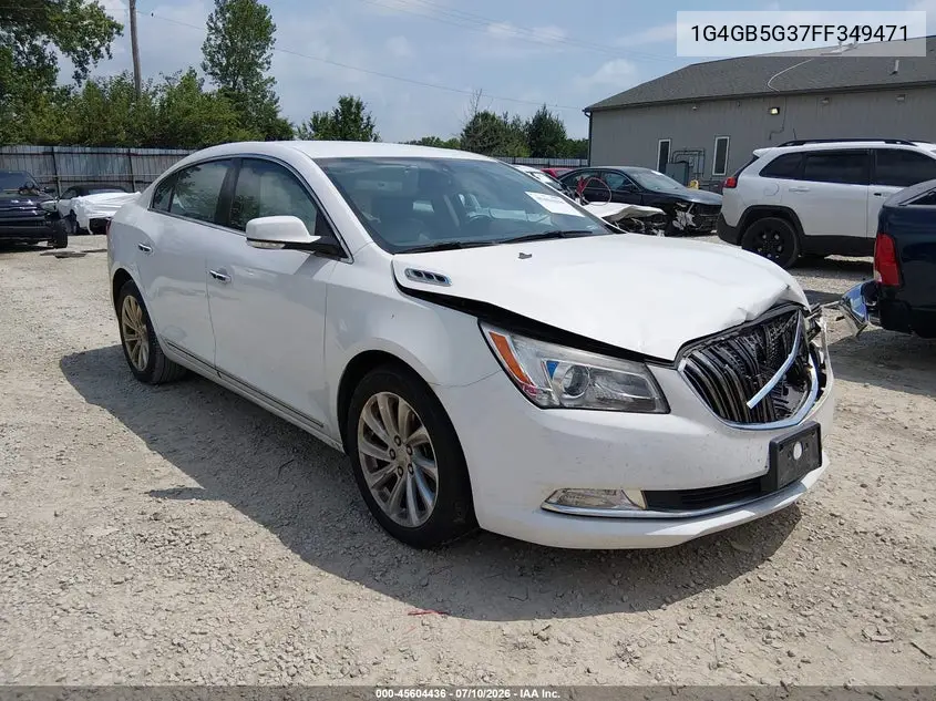 2015 Buick Lacrosse Leather VIN: 1G4GB5G37FF349471 Lot: 45604436