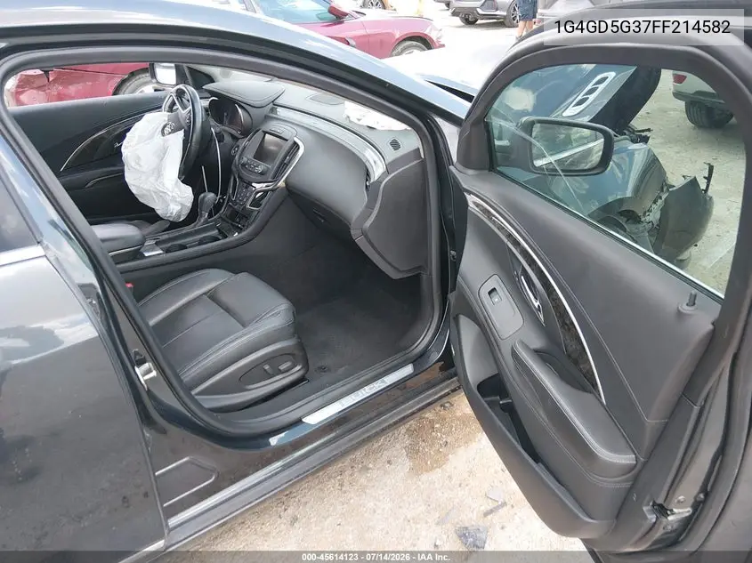 2015 Buick Lacrosse Premium I VIN: 1G4GD5G37FF214582 Lot: 45614123