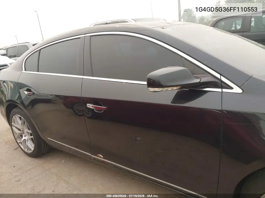 2015 Buick Lacrosse Premium I VIN: 1G4GD5G36FF110553 Lot: 45620540