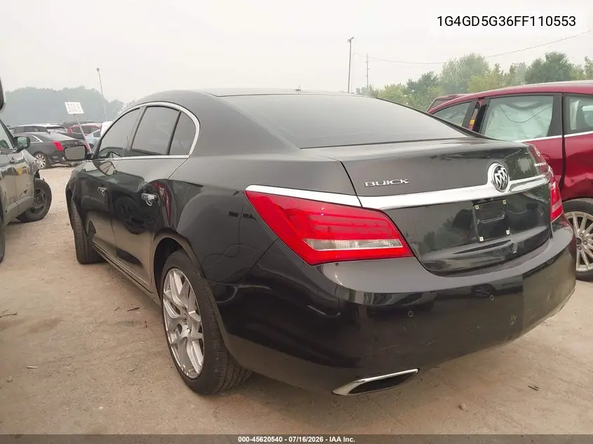 2015 Buick Lacrosse Premium I VIN: 1G4GD5G36FF110553 Lot: 45620540