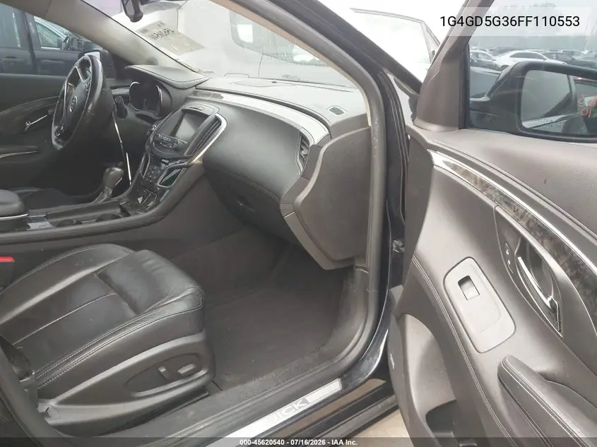 2015 Buick Lacrosse Premium I VIN: 1G4GD5G36FF110553 Lot: 45620540