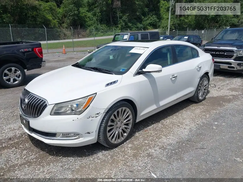 2015 Buick Lacrosse Premium Ii VIN: 1G4GF5G31FF203765 Lot: 45646154