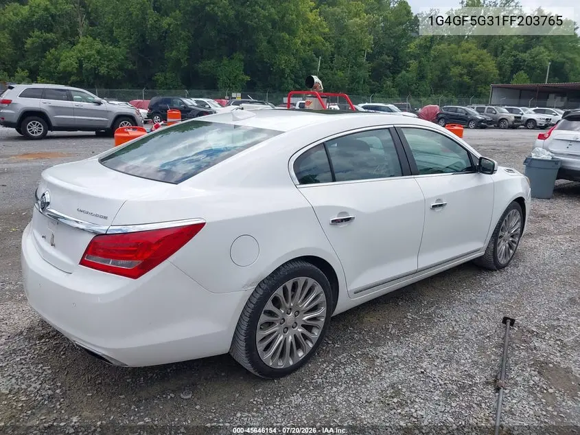 2015 Buick Lacrosse Premium Ii VIN: 1G4GF5G31FF203765 Lot: 45646154