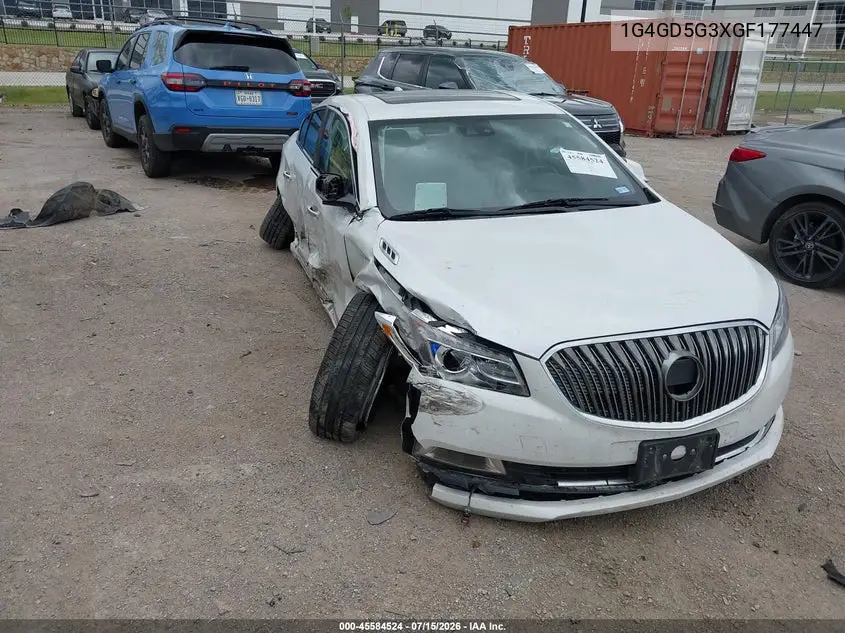 2016 Buick Lacrosse Premium I VIN: 1G4GD5G3XGF177447 Lot: 45584524