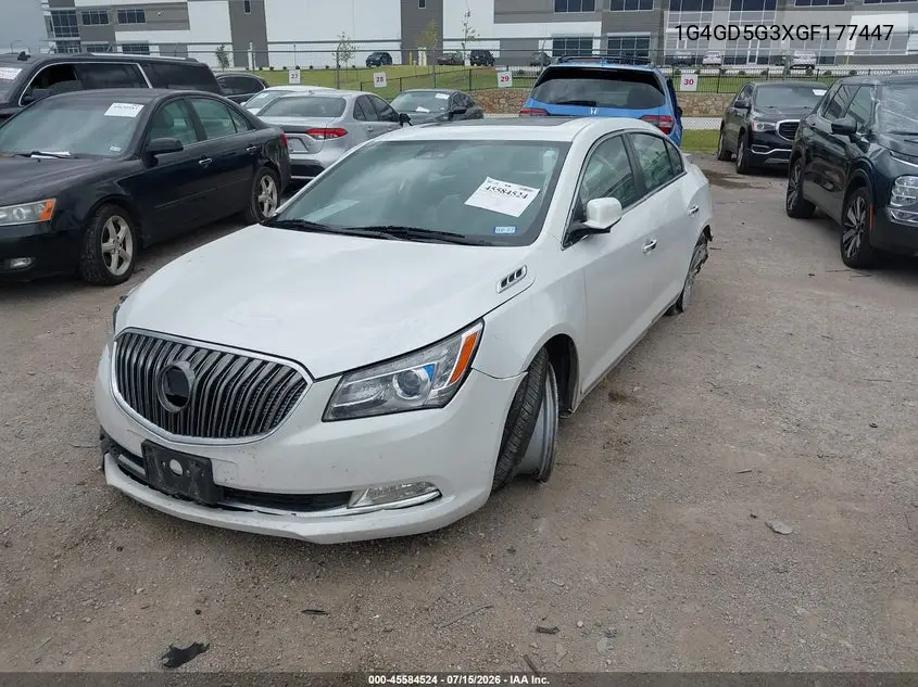 2016 Buick Lacrosse Premium I VIN: 1G4GD5G3XGF177447 Lot: 45584524