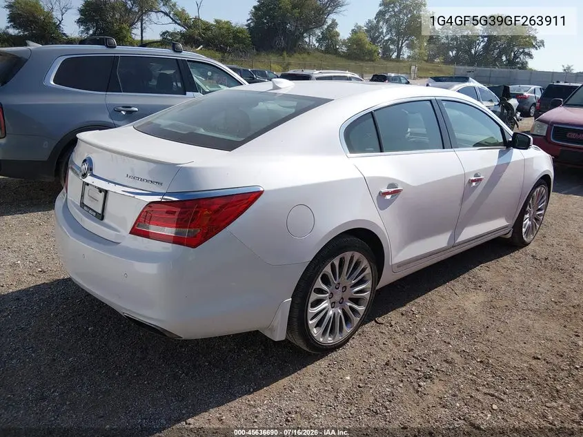2016 Buick Lacrosse Premium Ii VIN: 1G4GF5G39GF263911 Lot: 45636690