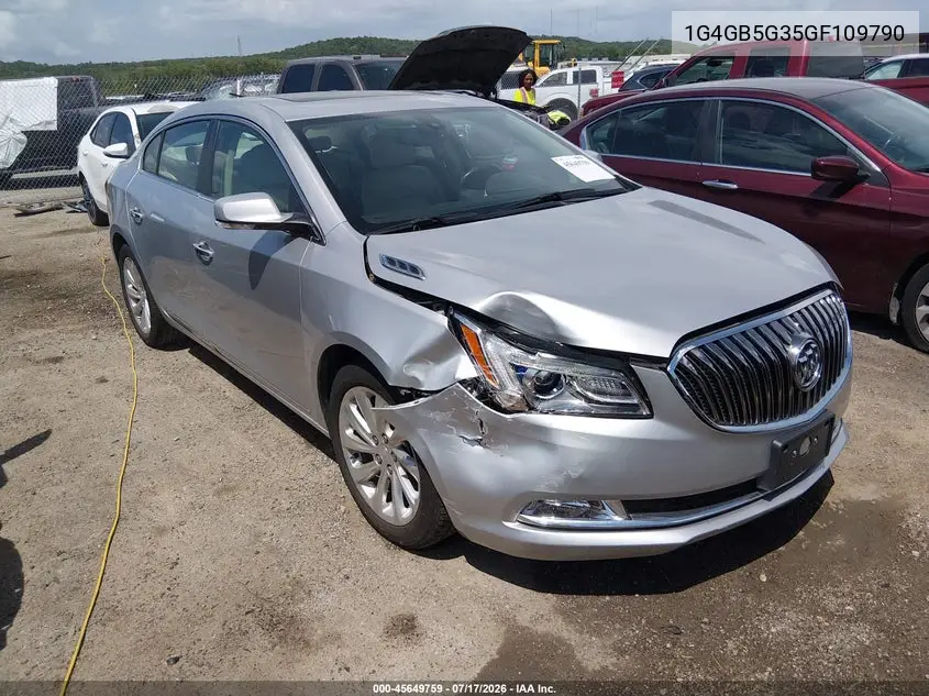2016 Buick Lacrosse Leather VIN: 1G4GB5G35GF109790 Lot: 45649759