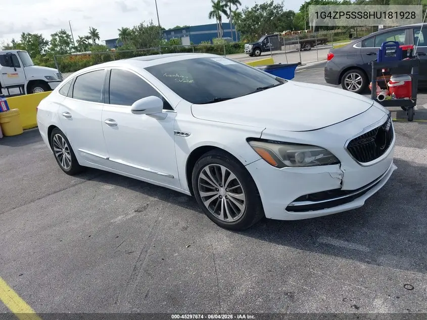 2017 Buick Lacrosse Essence VIN: 1G4ZP5SS8HU181928 Lot: 45297674