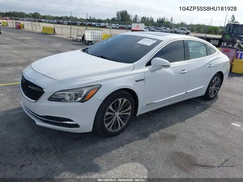 2017 Buick Lacrosse Essence VIN: 1G4ZP5SS8HU181928 Lot: 45297674