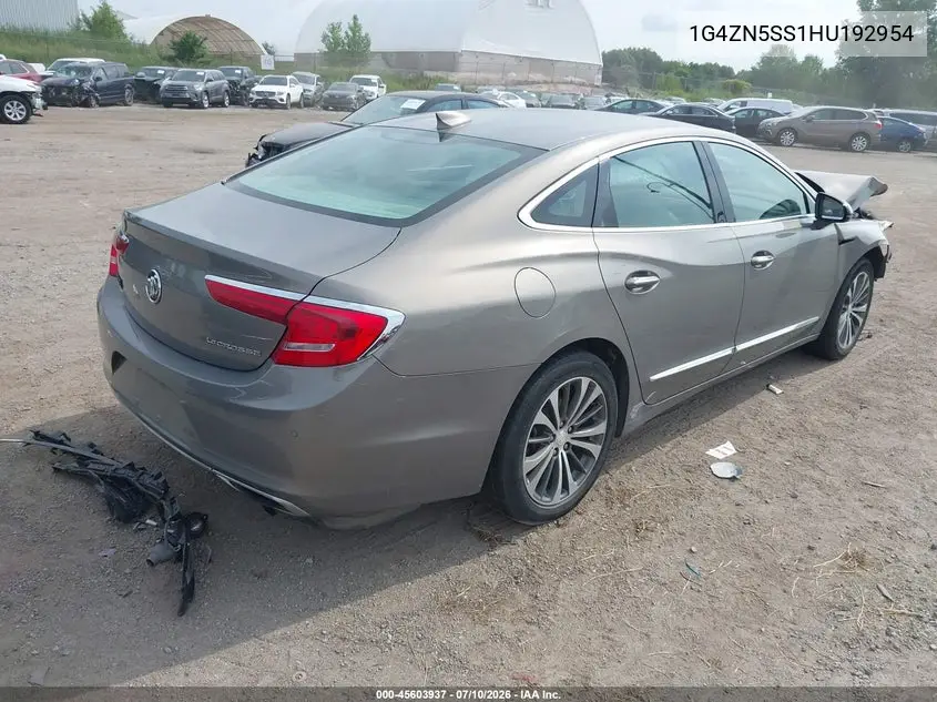 2017 Buick Lacrosse Preferred VIN: 1G4ZN5SS1HU192954 Lot: 45603937