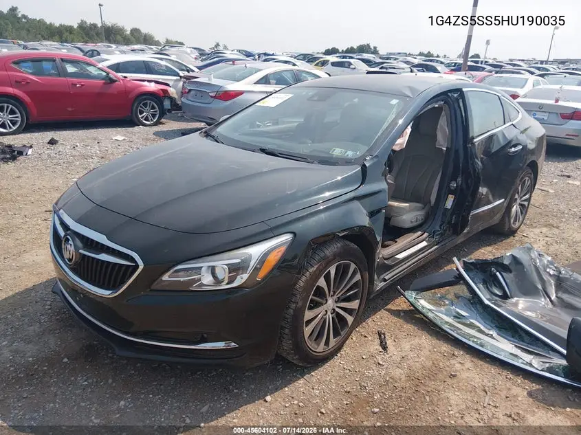 2017 Buick Lacrosse Premium VIN: 1G4ZS5SS5HU190035 Lot: 45604102