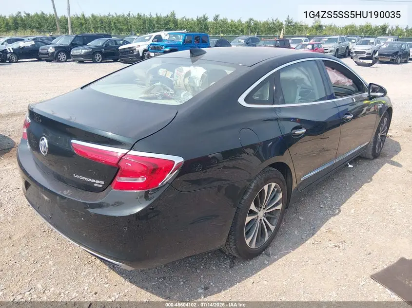2017 Buick Lacrosse Premium VIN: 1G4ZS5SS5HU190035 Lot: 45604102