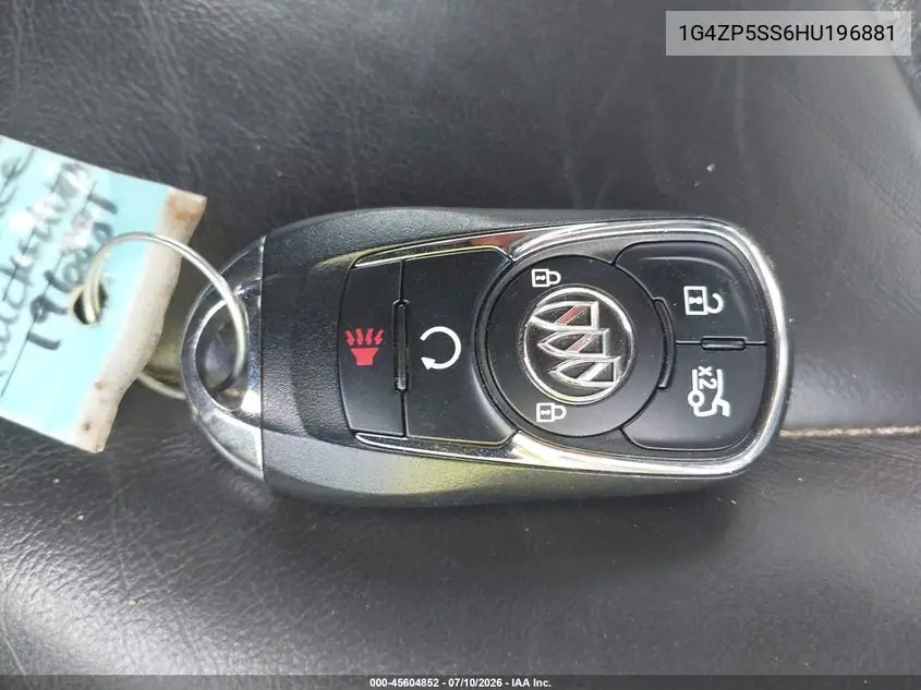 2017 Buick Lacrosse Essence VIN: 1G4ZP5SS6HU196881 Lot: 45604852