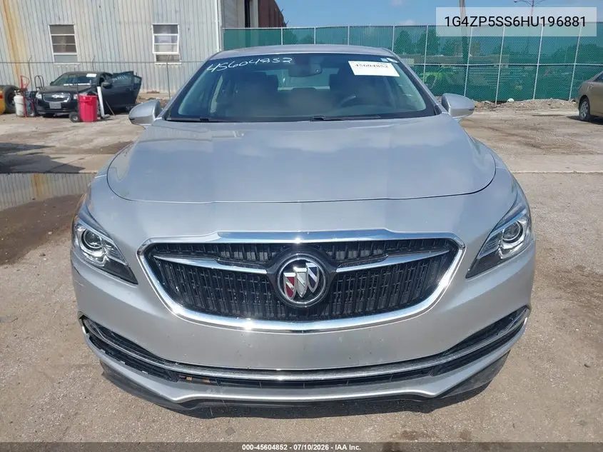 2017 Buick Lacrosse Essence VIN: 1G4ZP5SS6HU196881 Lot: 45604852
