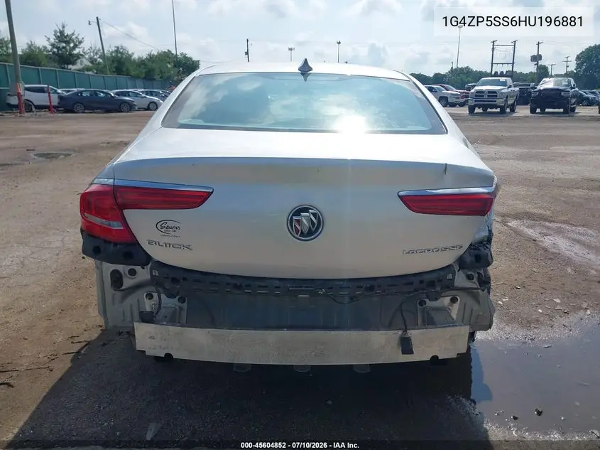 2017 Buick Lacrosse Essence VIN: 1G4ZP5SS6HU196881 Lot: 45604852