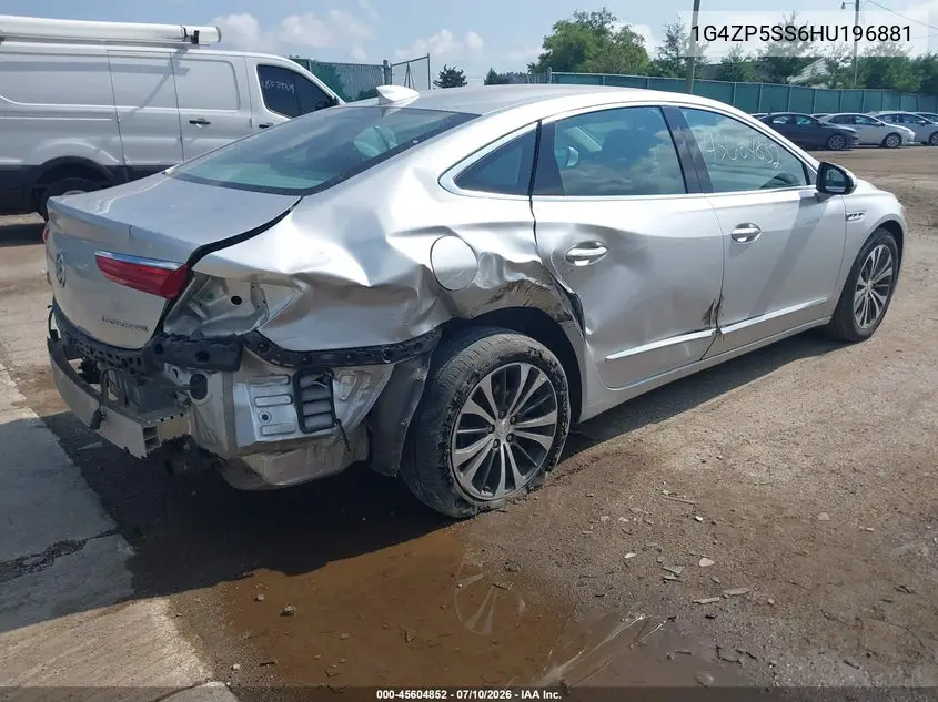 2017 Buick Lacrosse Essence VIN: 1G4ZP5SS6HU196881 Lot: 45604852