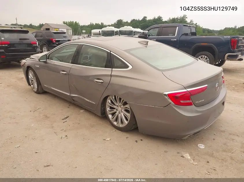2017 Buick Lacrosse Premium VIN: 1G4ZS5SS3HU129749 Lot: 45617843