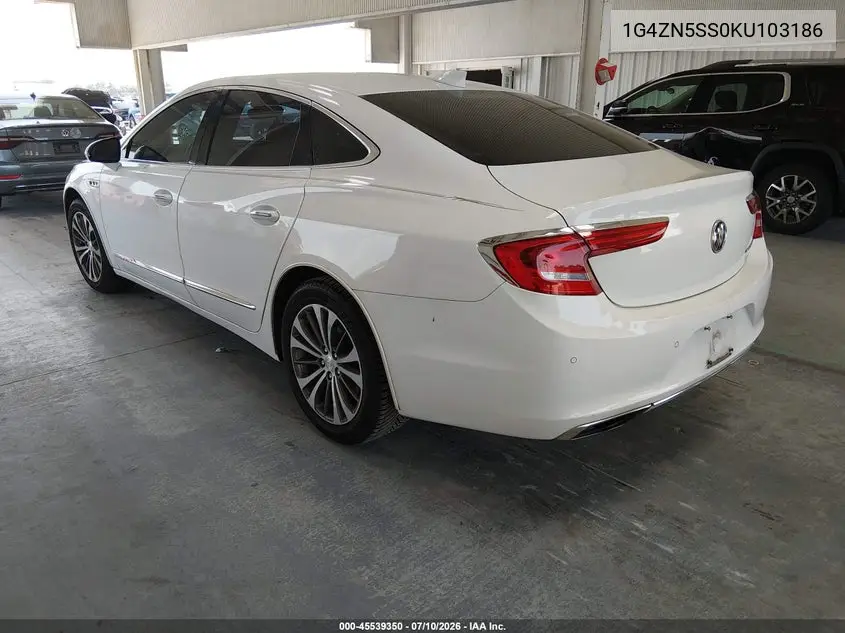 2019 Buick Lacrosse Fwd Preferred VIN: 1G4ZN5SS0KU103186 Lot: 45539350