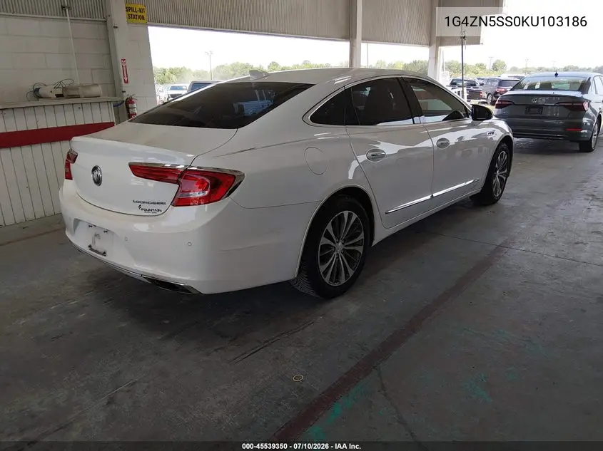 2019 Buick Lacrosse Fwd Preferred VIN: 1G4ZN5SS0KU103186 Lot: 45539350