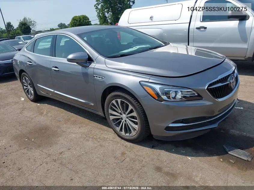 2019 Buick Lacrosse Fwd Essence VIN: 1G4ZP5SS3KU100275 Lot: 45618744