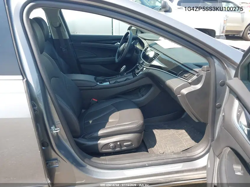 2019 Buick Lacrosse Fwd Essence VIN: 1G4ZP5SS3KU100275 Lot: 45618744