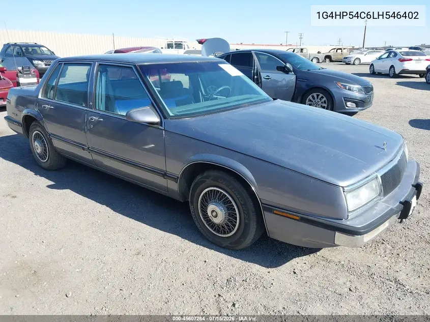 1990 Buick Lesabre Custom VIN: 1G4HP54C6LH546402 Lot: 45607264