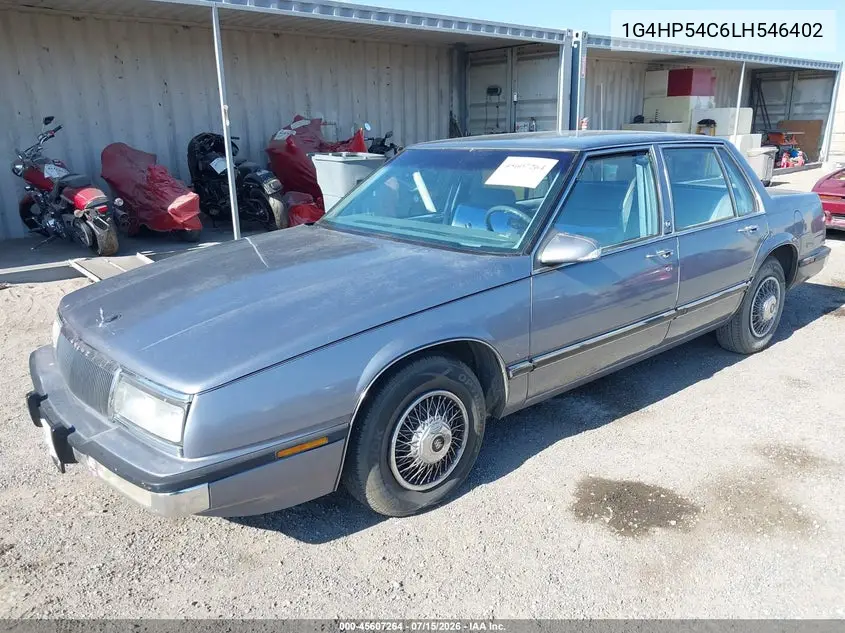 1990 Buick Lesabre Custom VIN: 1G4HP54C6LH546402 Lot: 45607264