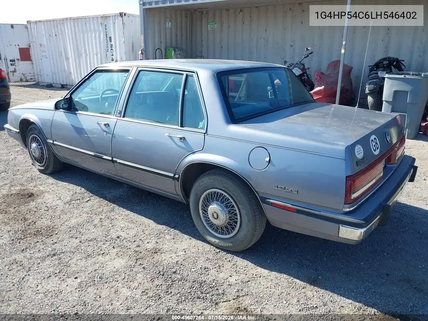 1990 Buick Lesabre Custom VIN: 1G4HP54C6LH546402 Lot: 45607264