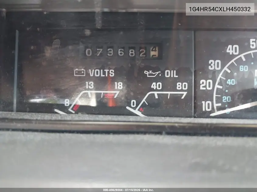 1990 Buick Lesabre Limited VIN: 1G4HR54CXLH450332 Lot: 45629304