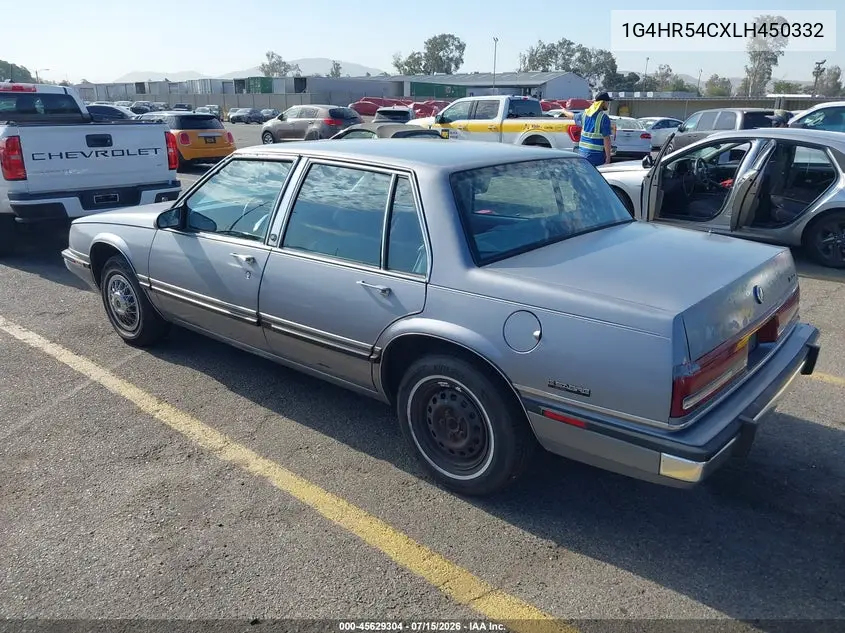1990 Buick Lesabre Limited VIN: 1G4HR54CXLH450332 Lot: 45629304