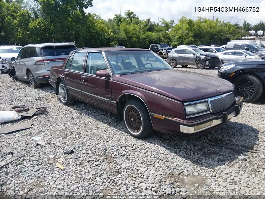 1991 Buick Lesabre Custom VIN: 1G4HP54C3MH466752 Lot: 45555729
