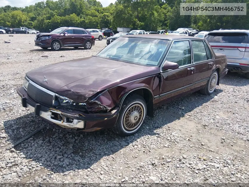 1991 Buick Lesabre Custom VIN: 1G4HP54C3MH466752 Lot: 45555729