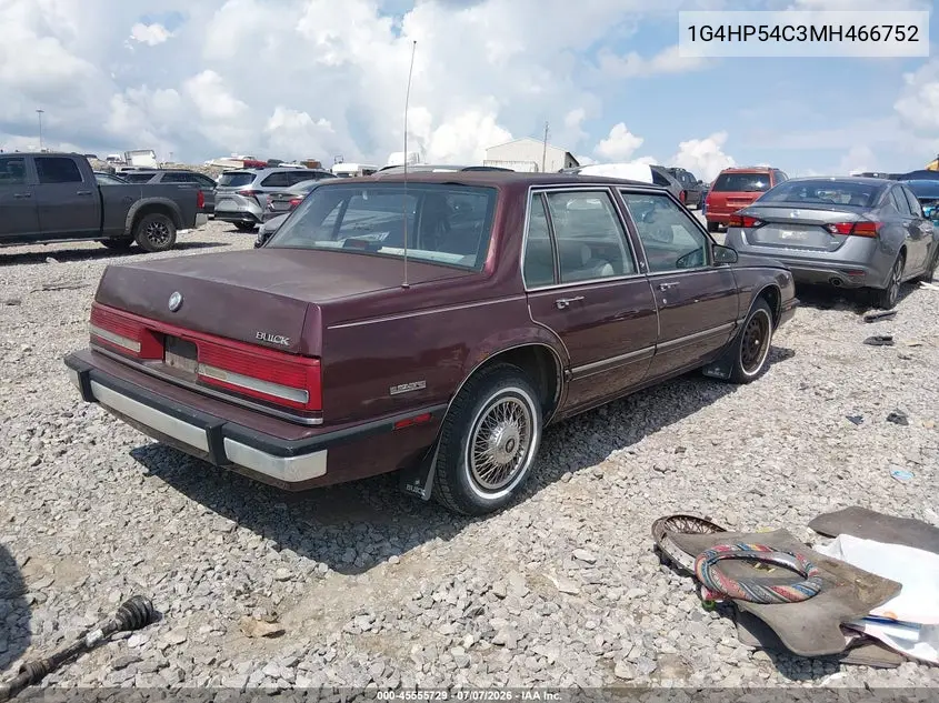 1991 Buick Lesabre Custom VIN: 1G4HP54C3MH466752 Lot: 45555729