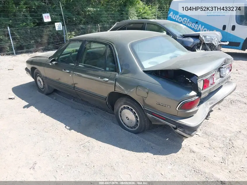 1996 Buick Lesabre Custom VIN: 1G4HP52K3TH433274 Lot: 45312879