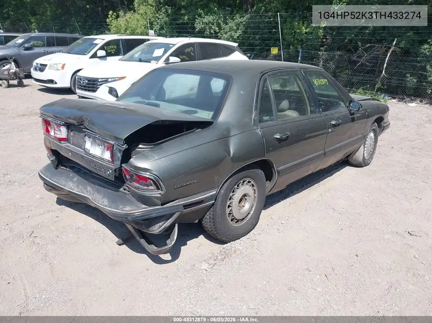 1996 Buick Lesabre Custom VIN: 1G4HP52K3TH433274 Lot: 45312879