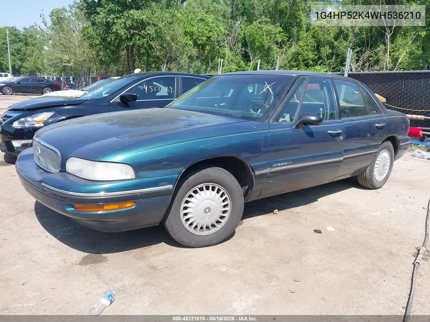 1998 Buick Lesabre Custom VIN: 1G4HP52K4WH536210 Lot: 45121819