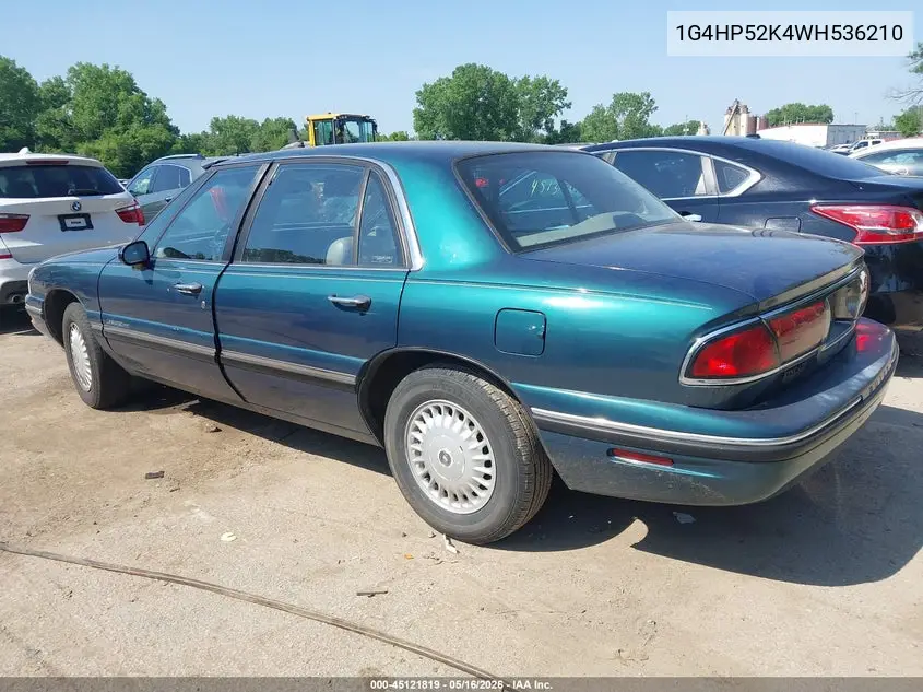 1998 Buick Lesabre Custom VIN: 1G4HP52K4WH536210 Lot: 45121819