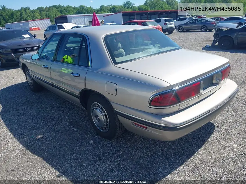 1998 Buick Lesabre Custom VIN: 1G4HP52K4WH435085 Lot: 45237519