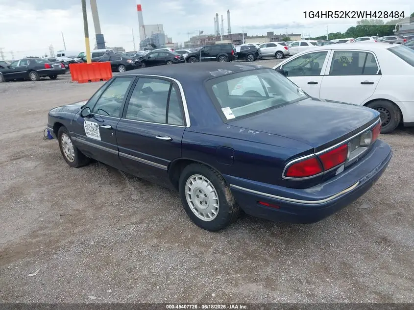 1998 Buick Lesabre Limited VIN: 1G4HR52K2WH428484 Lot: 45407726