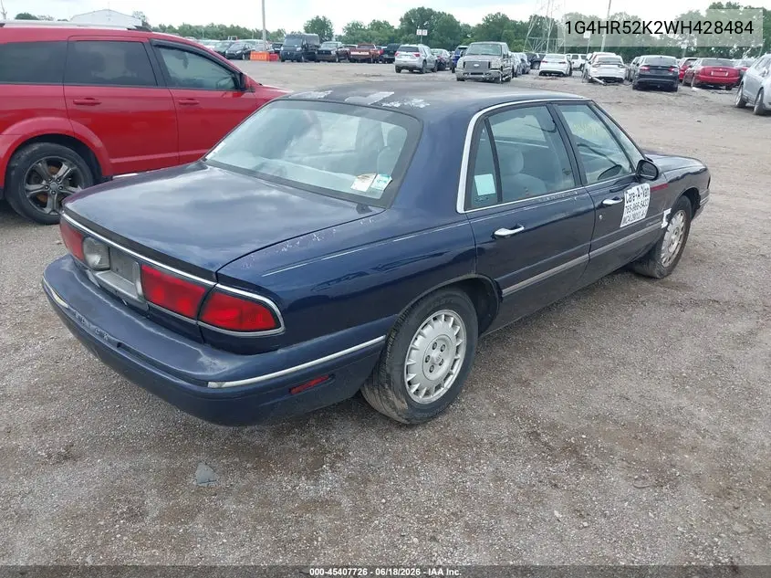 1998 Buick Lesabre Limited VIN: 1G4HR52K2WH428484 Lot: 45407726