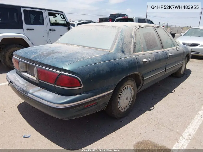 1998 Buick Lesabre Custom VIN: 1G4HP52K7WH483955 Lot: 45501157