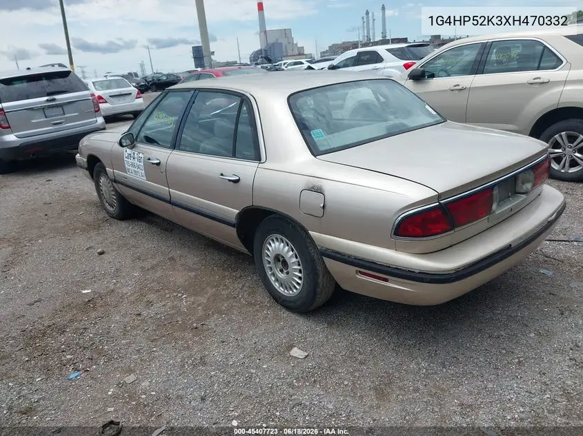 1999 Buick Lesabre Custom VIN: 1G4HP52K3XH470332 Lot: 45407723